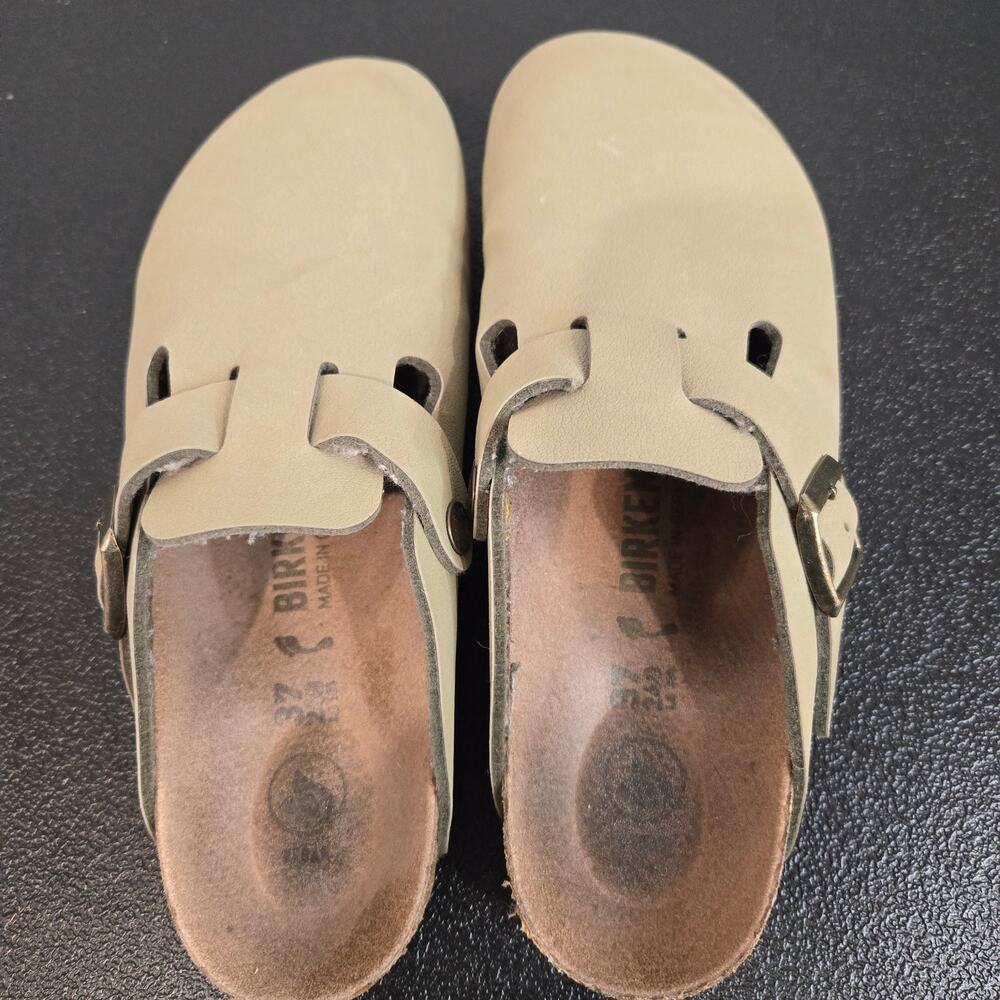 Birkenstock Boston Clog Women's EU Size 37 US Size 7 Taupe